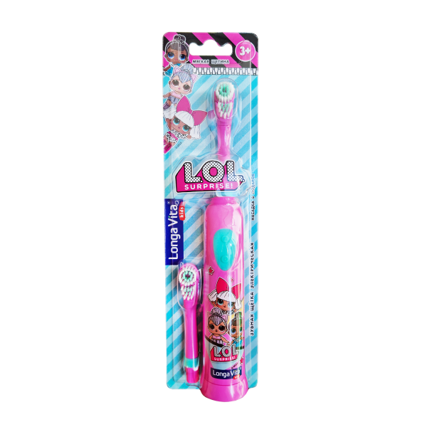 Купить Электрическая зубная щетка Детская ротационная зубная щётка Longa Vita L. O. L Surprise! KEK-1